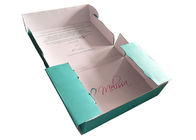 กล่องกระดาษสีฟ้าเต็มรูปแบบการพิมพ์ Matt ของลิ้นชักรูปแฟนซี ผู้ผลิต