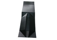 กล่องใส่กระดาษห่อของขวัญสีดำแบบรีไซเคิลกล่องใส่กระดาษสำหรับใส่เสื้อผ้าหรือรองเท้า ผู้ผลิต