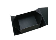 กล่องใส่กระดาษห่อของขวัญสีดำแบบรีไซเคิลกล่องใส่กระดาษสำหรับใส่เสื้อผ้าหรือรองเท้า ผู้ผลิต