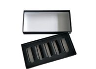 Matte Lamination Flat Pack กล่องของขวัญบรรจุภัณฑ์กระดาษแข็งสีดำด้วยการใส่ ผู้ผลิต