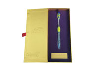 กล่องของขวัญกระดาษเคลือบลามิเนตเคลือบทองแปรงสีฟันกระดาษแข็งหนาบรรจุภัณฑ์ ผู้ผลิต