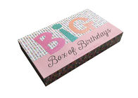 หนังสือออกแบบเองรูปกล่องของขวัญทำด้วยมือสีสันบรรจุภัณฑ์สำหรับสาวแต่งตัว ผู้ผลิต