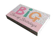 หนังสือออกแบบเองรูปกล่องของขวัญทำด้วยมือสีสันบรรจุภัณฑ์สำหรับสาวแต่งตัว ผู้ผลิต