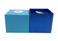 ฝาสีฟ้าและกล่องฐาน 50ml ขวดครีมบำรุงผิวบรรจุภัณฑ์ภาชนะบรรจุเคลือบ UV พื้นผิว ผู้ผลิต
