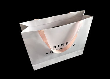 ประเทศจีน กระเป๋าพิมพ์แบบกำหนดเองพับได้, บูติคช็อปปิ้งกระเป๋าด้วย Luxury Handle Ribbon โรงงาน